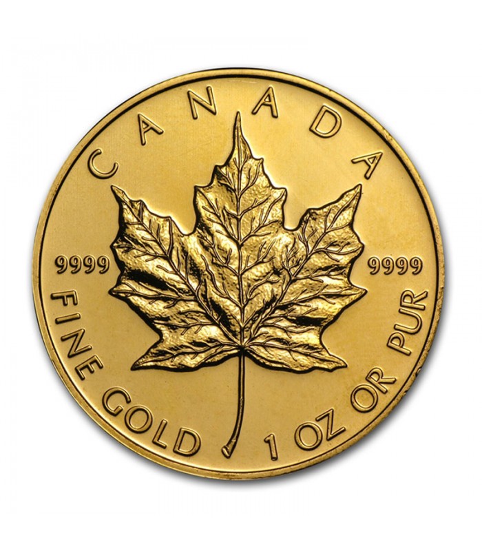 Canadian Gold Maple Leaf Bullion Coin 1oz
