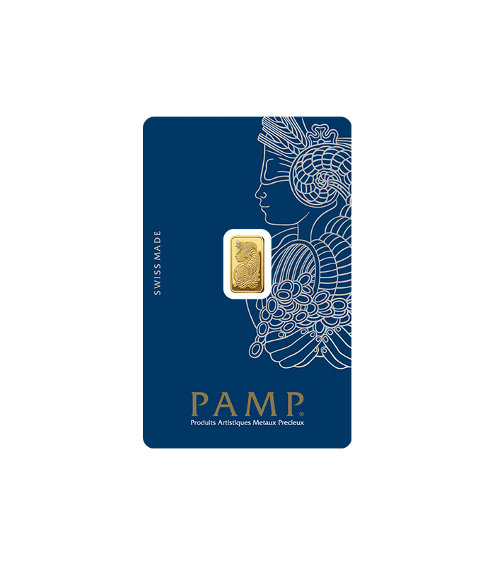 PAMP 1 Gram Gold Bar - Lady Fortuna