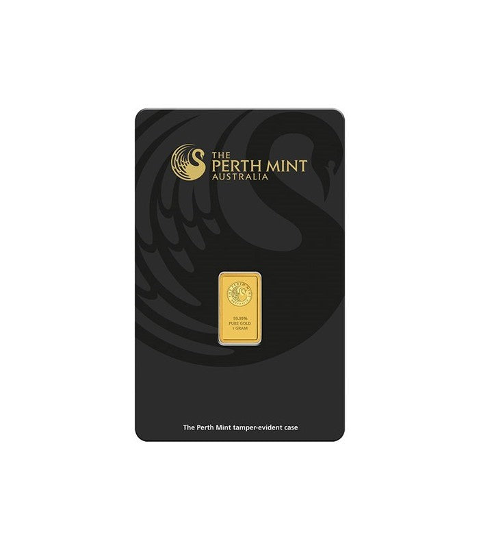 1 gram Gold Bar Perth Mint
