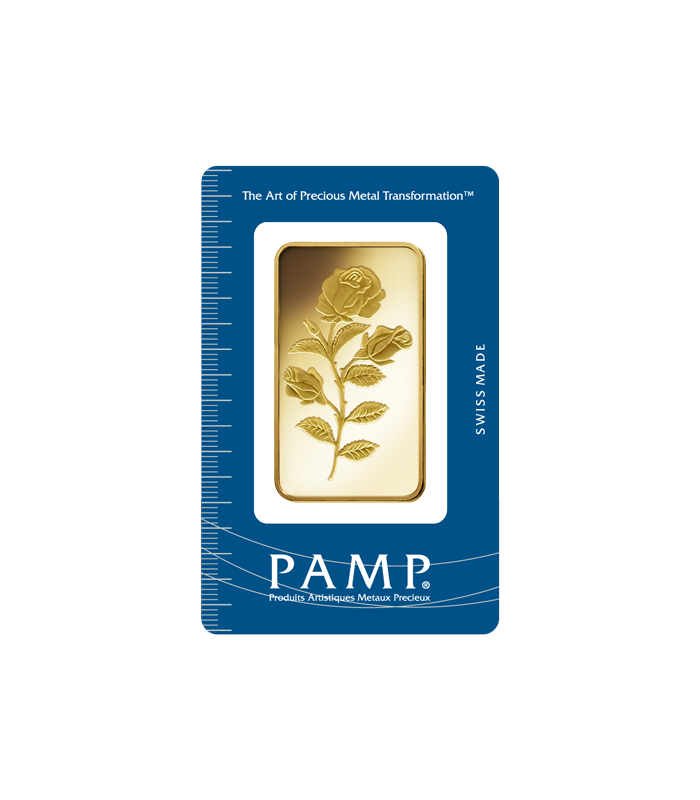 Rosa Gold Rectangular Ingot - 100 g