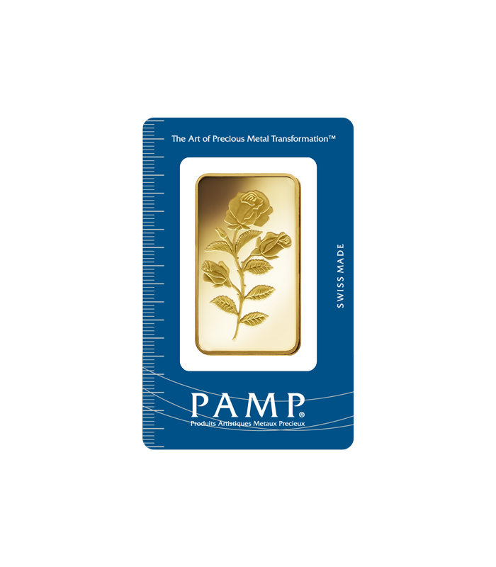 Rosa Gold Rectangular Ingot - 50 g